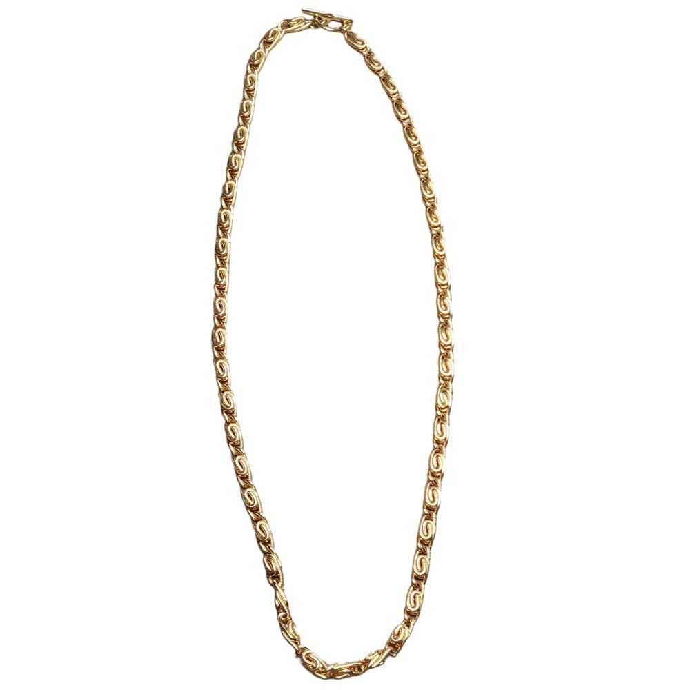 Anne Klein Intricate Gold Chain Toggle Closure